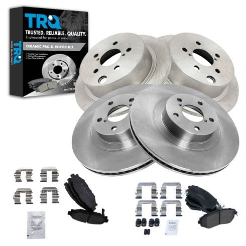 Kit de pastillas y discos de freno · Tren delantero · Tren trasero