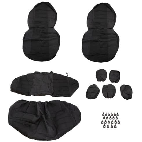 DKISU00001-Front & Rear Seat Cover 3 Piece Set · Tren trasero · 3 piezas
