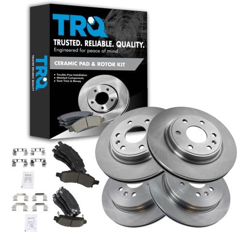 Kit de pastillas y discos de freno · Tren delantero · Tren trasero